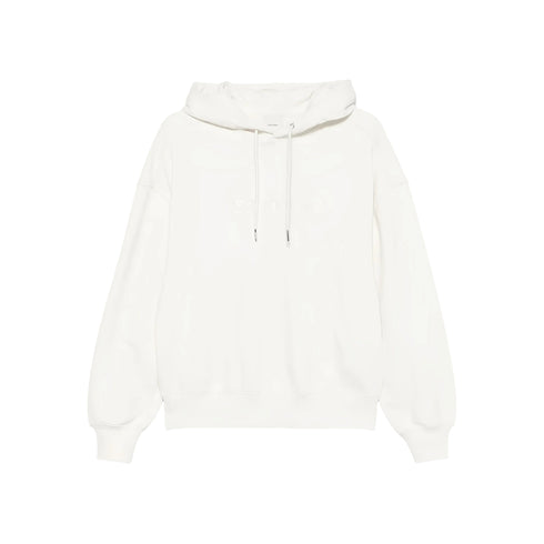 Felpa Donna con logo frontale e cappuccio con coulisse